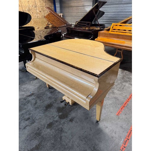 202 - Allison (c1930s)
An Art Deco 152cm grand piano in a birdseye maple and ebony macassar crossbanded ca... 