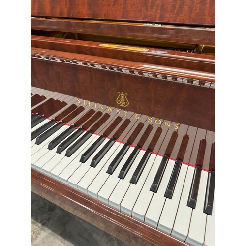 203 - Steinway (c2003)
A 210cm Model B grand piano in a bright mahogany case; together with a stool, cover... 