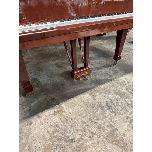 203 - Steinway (c2003)
A 210cm Model B grand piano in a bright mahogany case; together with a stool, cover... 