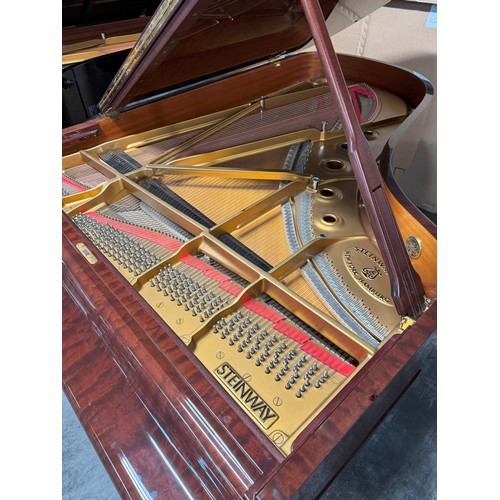 203 - Steinway (c2003)
A 210cm Model B grand piano in a bright mahogany case; together with a stool, cover... 