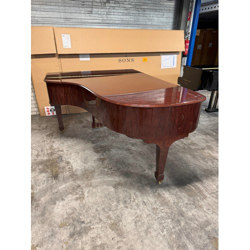 203 - Steinway (c2003)
A 210cm Model B grand piano in a bright mahogany case; together with a stool, cover... 