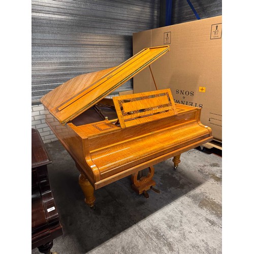 205 - Collard and Collard (c1900)
A 204cm grand piano in a figured satinwood case. This instrument has bee... 