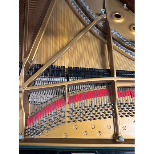 209 - Steinway (c1982)
A 275cm Model D concert grand piano in a bright ebonised case on square tapered leg... 