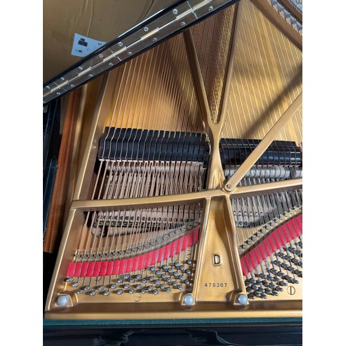 209 - Steinway (c1982)
A 275cm Model D concert grand piano in a bright ebonised case on square tapered leg... 