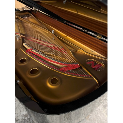 209 - Steinway (c1982)
A 275cm Model D concert grand piano in a bright ebonised case on square tapered leg... 