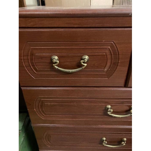 187 - Two over three chest of drawers