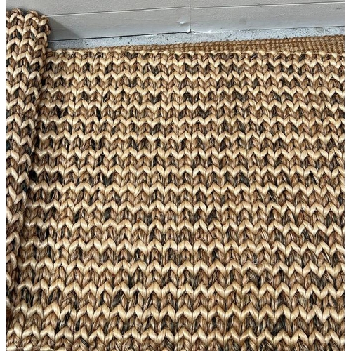 228 - A pair of 100% abaca runner rugs (280cm x 78cm)