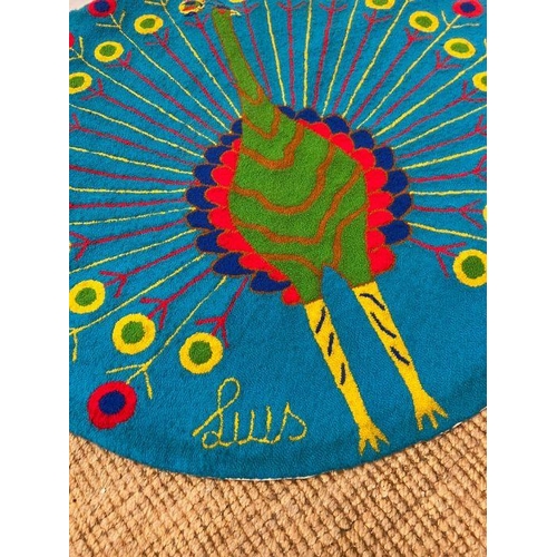 229 - A Luis signed rug and one other rug (Dia180cm)