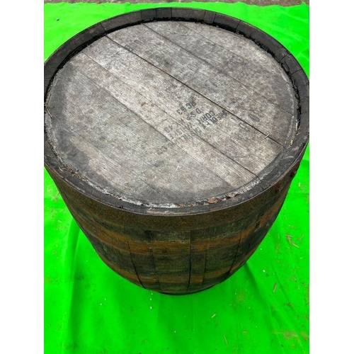 270 - A reclaimed wooden cask barrel AF (H100cm Dia55cm)