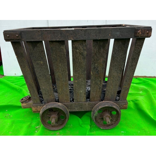 272 - An coal cart (H114cm W135cm D90cm)