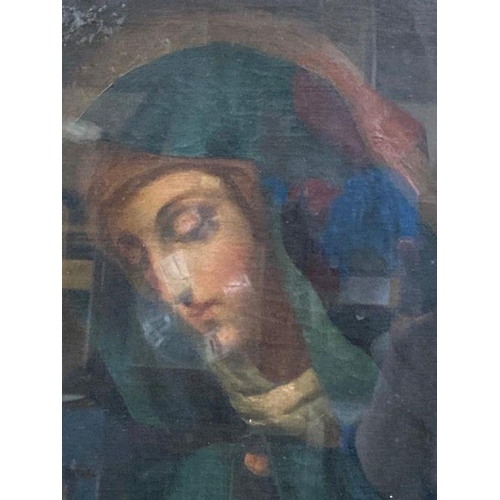 324 - A 17th Century style Madonna Del Dito painting