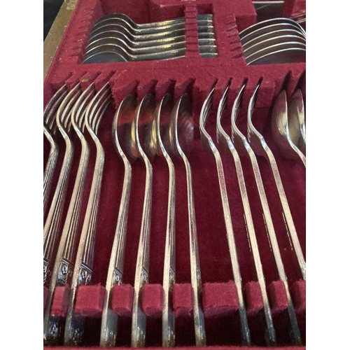 407 - An extensive silver plated canteen of cutlery by Elkington and Co of Birmingham