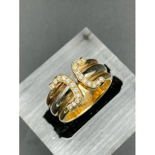 487 - An 18ct gold Cartier ring