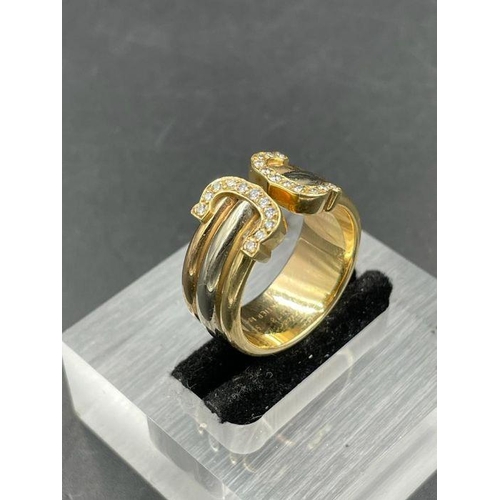 487 - An 18ct gold Cartier ring