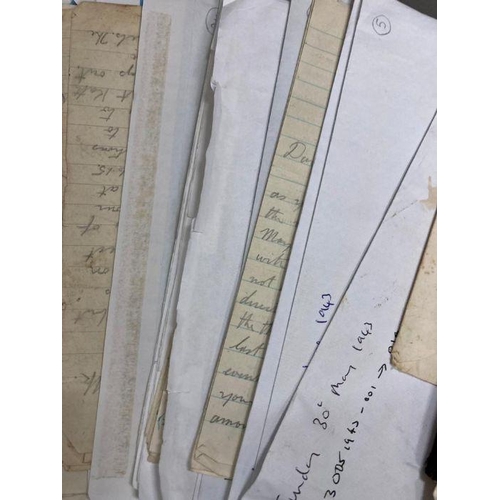 585 - A selection of letters across 1943 and 1944 between husband and his experiences in the British Army