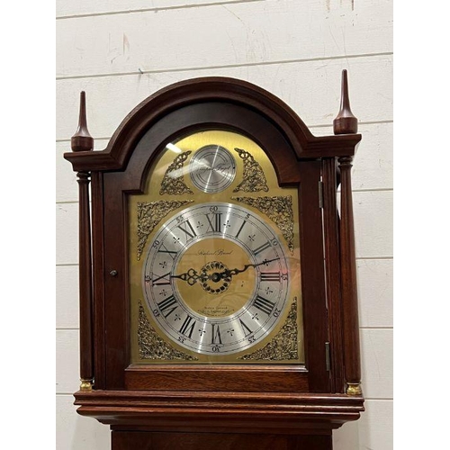 624 - A contemporary grandfather clock by Richard Bread England