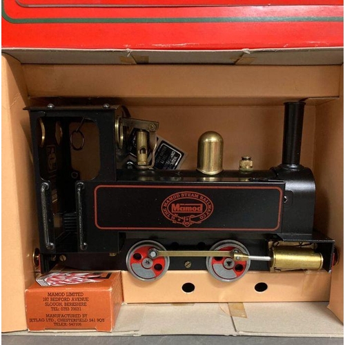 700 - A boxed Mamod steam railway engine