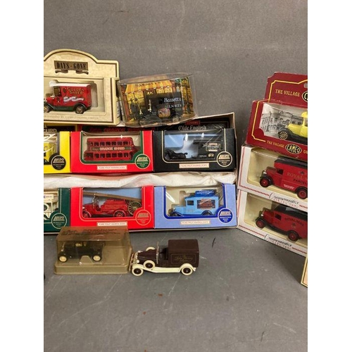 707 - A selection of boxed and unboxed toy cars, Lledo etc