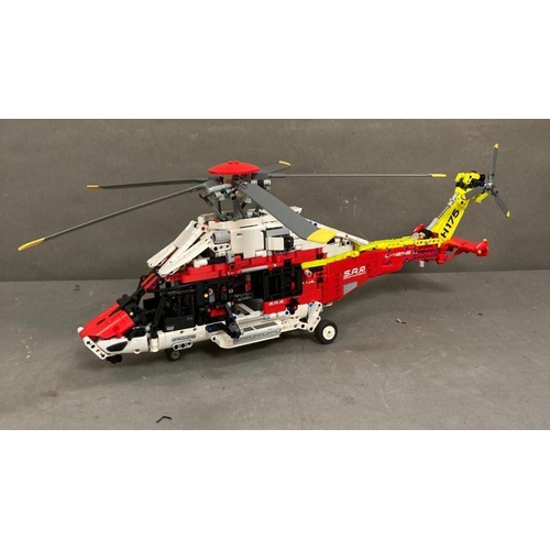 728 - A Lego Technics model of an Airbus emergency helicopter