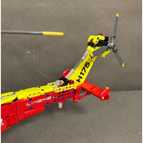 728 - A Lego Technics model of an Airbus emergency helicopter