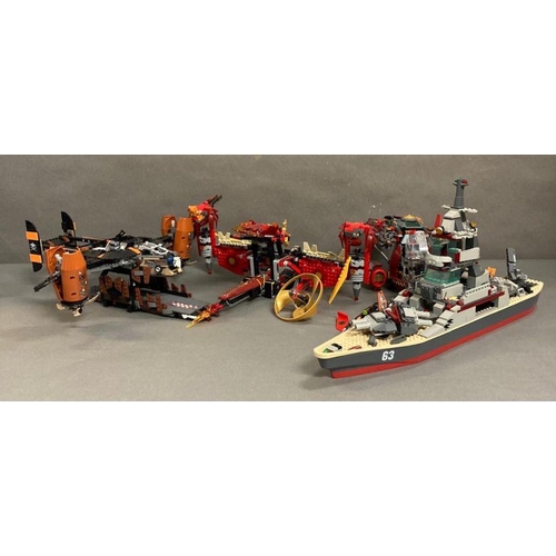 729 - A selection of mixed Lego models