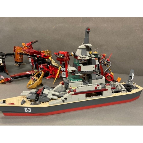 729 - A selection of mixed Lego models