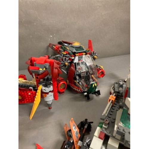 729 - A selection of mixed Lego models