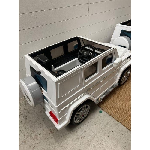 912 - Two AMG Mercedes G Wagon kids rode on cars AF(No charges, untested)