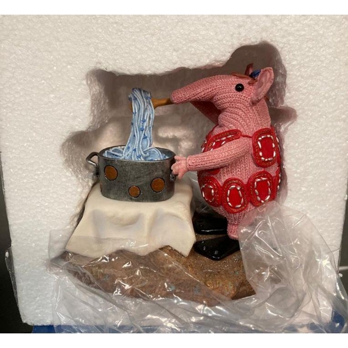 112 - Two Robert Harrop Clangers Figurines: Mother Clanger and Tiny Clanger & The Music tree