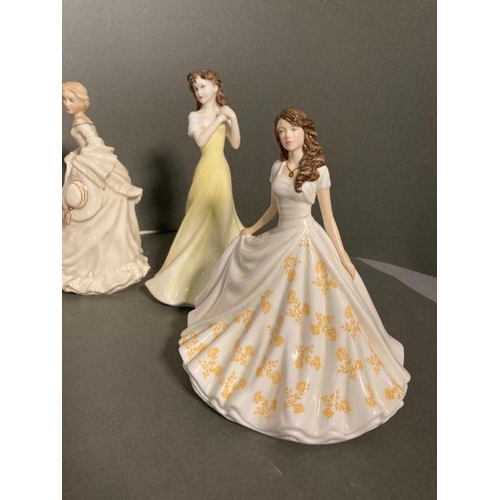 47 - A selection of eight Royal Doulton figures to include Ann, Natalie, Rachel and Emily