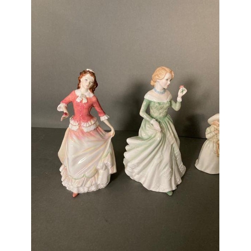 49 - A selection of eight Royal Doulton figures to include Susan, Grace and Lily