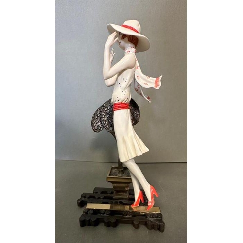 54 - A very stylish 1970’s Worcester Albany Series Bone China figurine called ‘Chelsea’ Lovely detail the... 