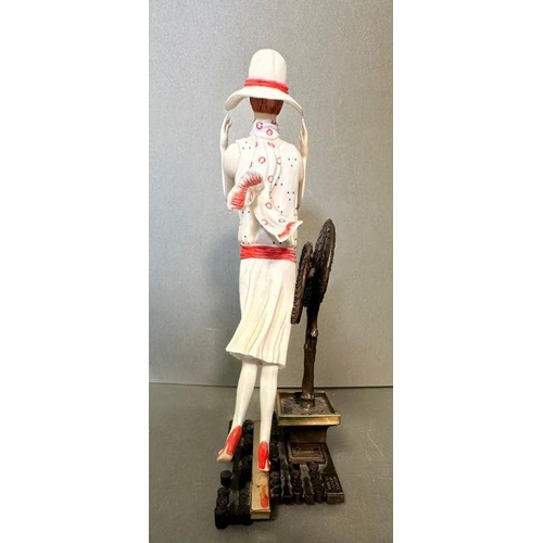 54 - A very stylish 1970’s Worcester Albany Series Bone China figurine called ‘Chelsea’ Lovely detail the... 