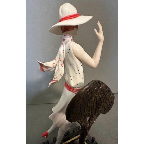 54 - A very stylish 1970’s Worcester Albany Series Bone China figurine called ‘Chelsea’ Lovely detail the... 