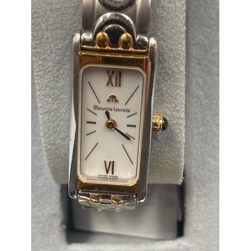 A Maurice Lacroix Ladies watch with box and papers 32739