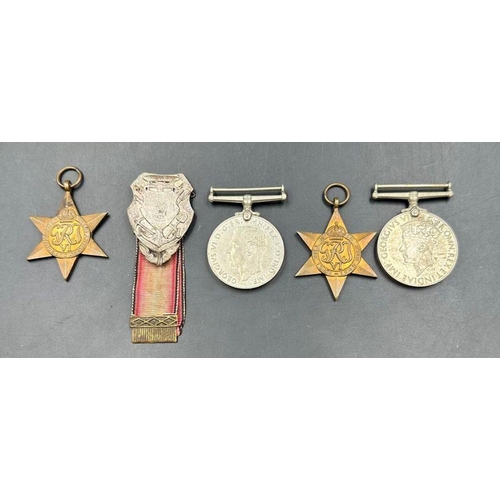 645 - A small selection of WWII medals to include Defence, Great War 1939-45 Star and France and Germany S... 