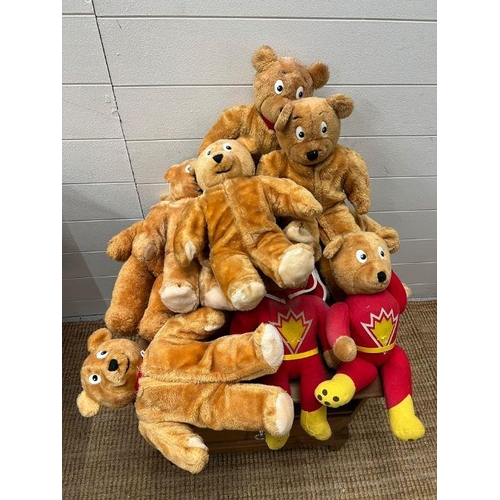 892 - A selection of ten Super Ted soft toys