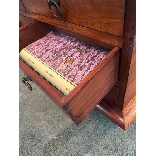 19 - Two, Four drawer side table (H48cm W38cm D37cm)