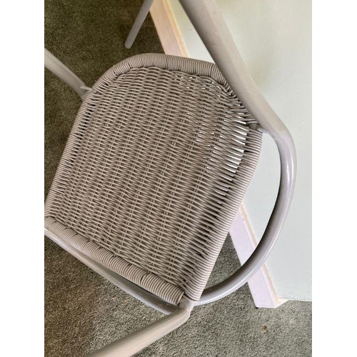 23 - Two Mid Century retro high bar stools