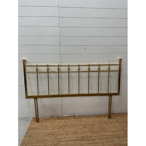50 - A brass bed head