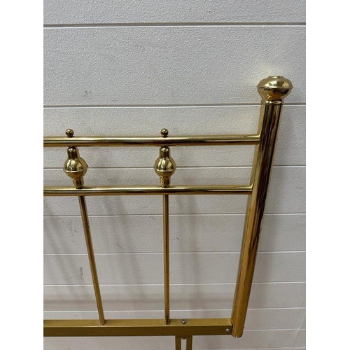 50 - A brass bed head