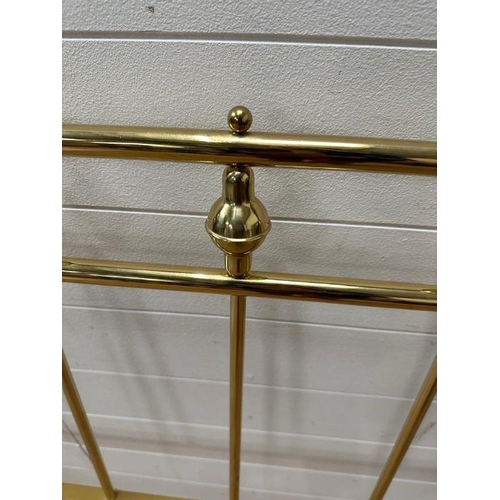 50 - A brass bed head