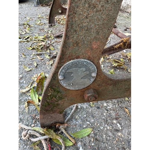 212 - A reclaimed metal table base