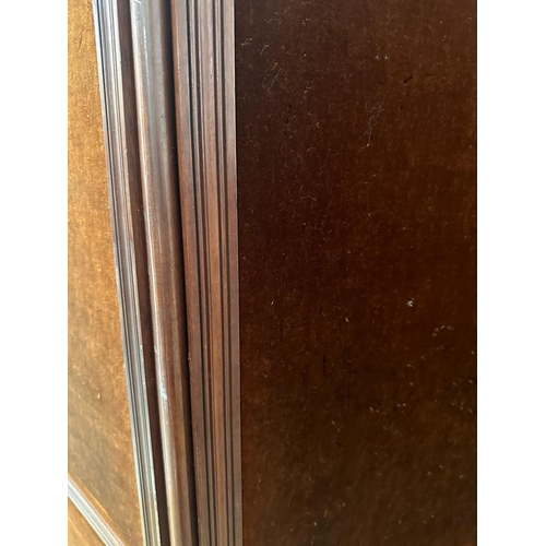 233 - A mahogany framed room divider (174cm H 190W)