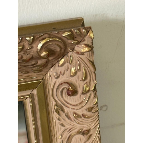 287 - A gold frame wall mirror 84cm 99cm