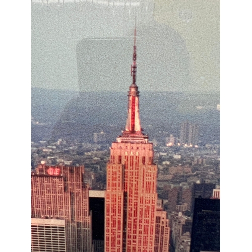 370 - A limited edition photograph of the New York sky line. signed in pencil Number 13 of 22.