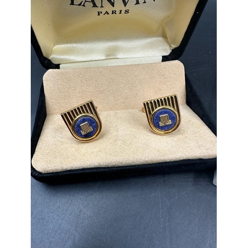 474 - A selection of cufflinks to include Givenchy and Lanvin