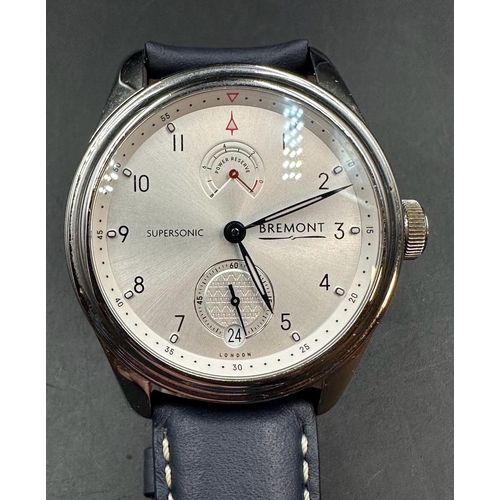 480 - Bremont Limited Edition Stainless Steel Supersonic chronometer. Bremont have incorporated original a... 