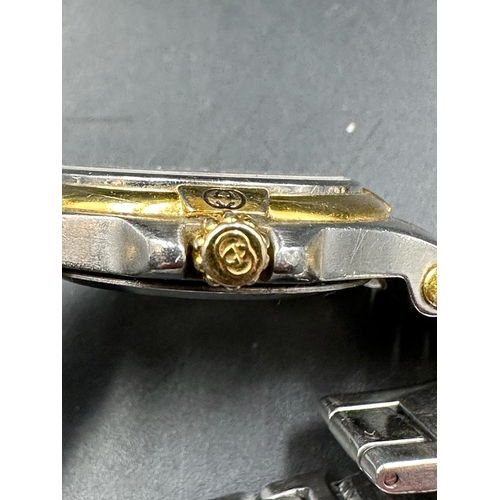 488 - A GUCCI ladies watch in box with papers