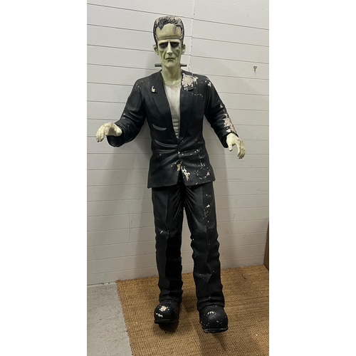 506 - A 1960's Frankenstien's monster in fibre glass, original paintwork height  218cm width 103